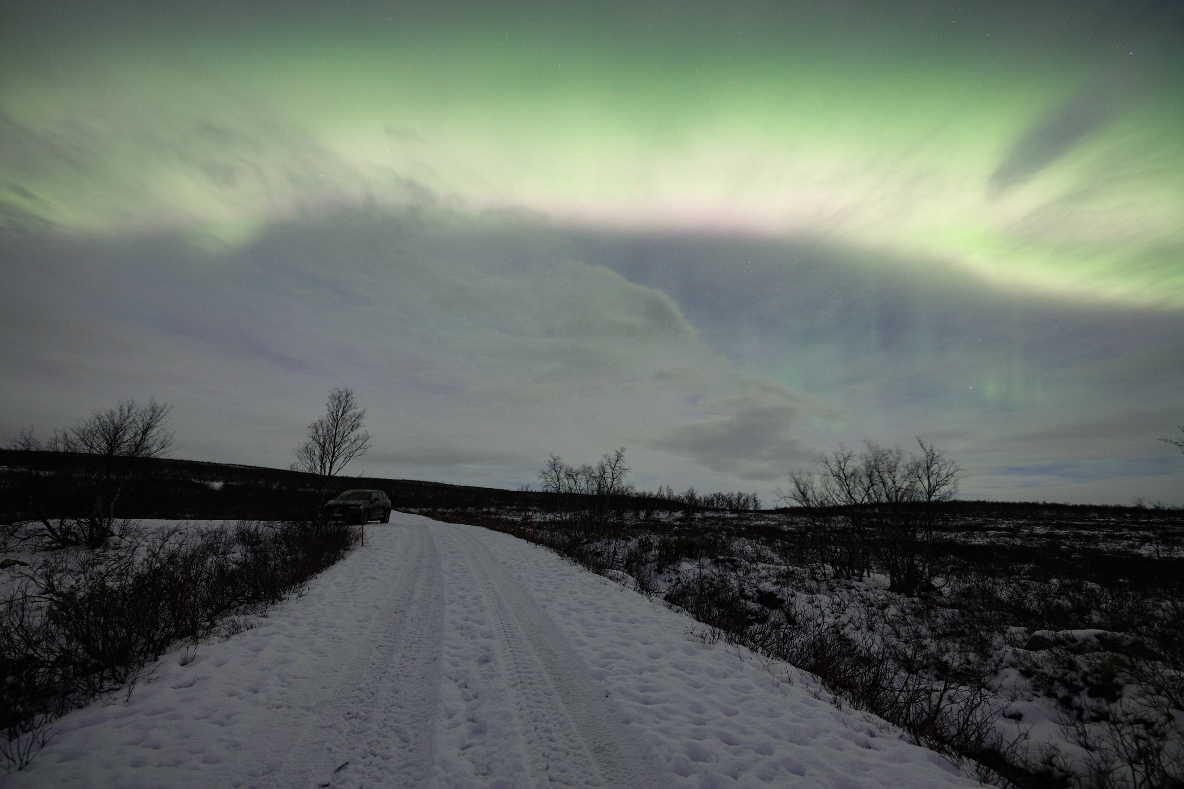 Aurora boreale, Karasjok, Norvegia