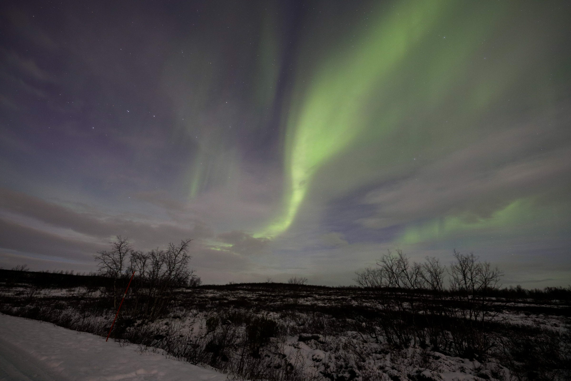 Aurora boreale, Karasjok, Norvegia