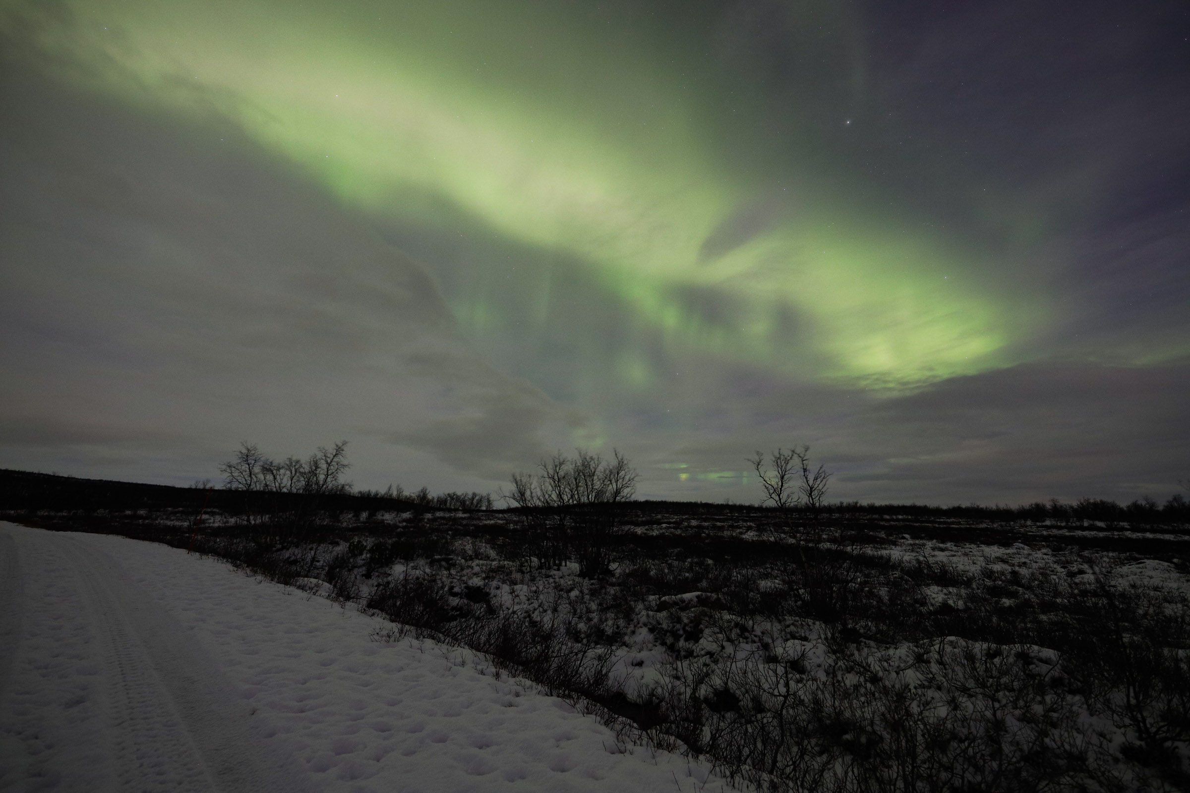 Aurora boreale, Karasjok, Norvegia