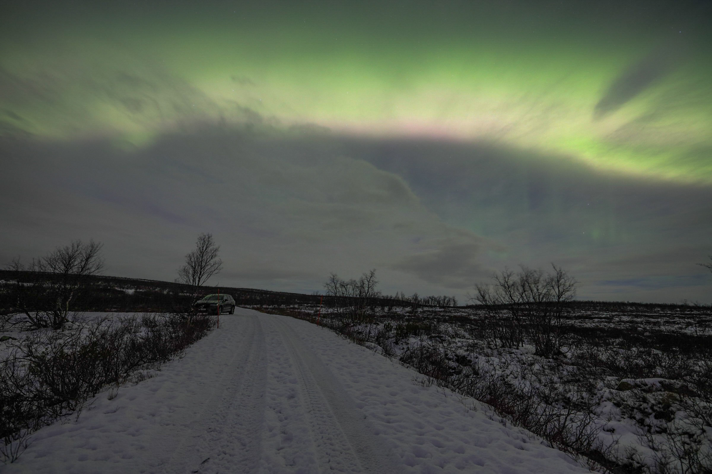 Aurora boreale, Karasjok, Norvegia
