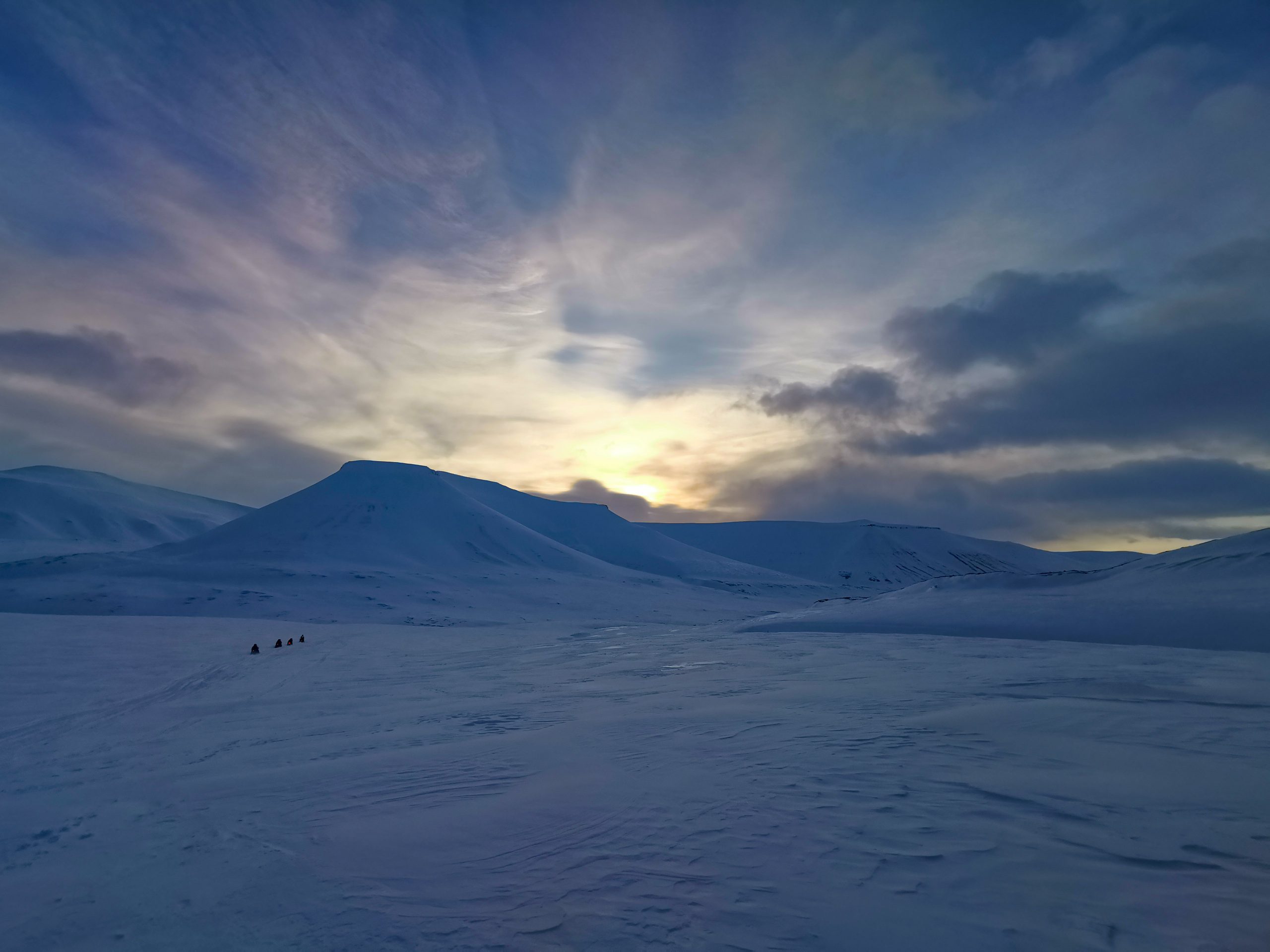 Tramonto alle Svalbard